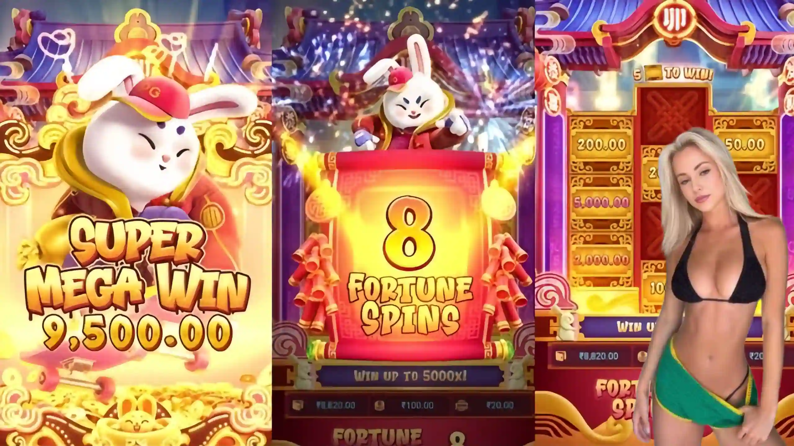 Wild Expansivo Fortune Rabbit 6566 - Coelho Dourado que Expande